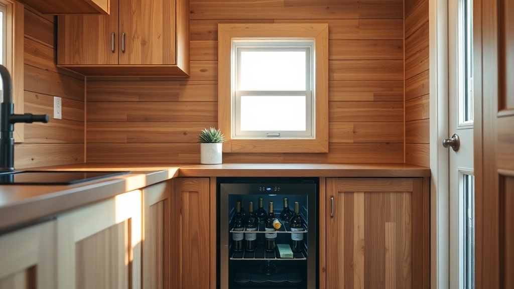 Tiny House Custom Build by Tumbleweed: Best Compact Wine Fridge Options for Tiny Houses (Revised)