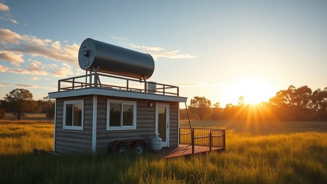 Tiny House Custom Build by Tumbleweed: Best Compact Solar-Powered Water Heaters for Tiny Living