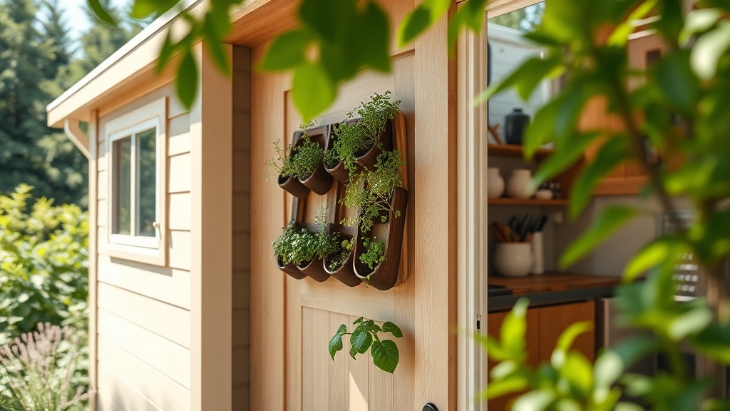 Tumbleweed Custom Build: Vertical Garden Ideas for Tiny Spaces